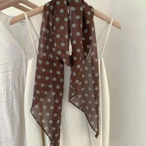 Khăn Phụ Kiện Mùa Hè Mỏng Nhẹ Thoáng Mát