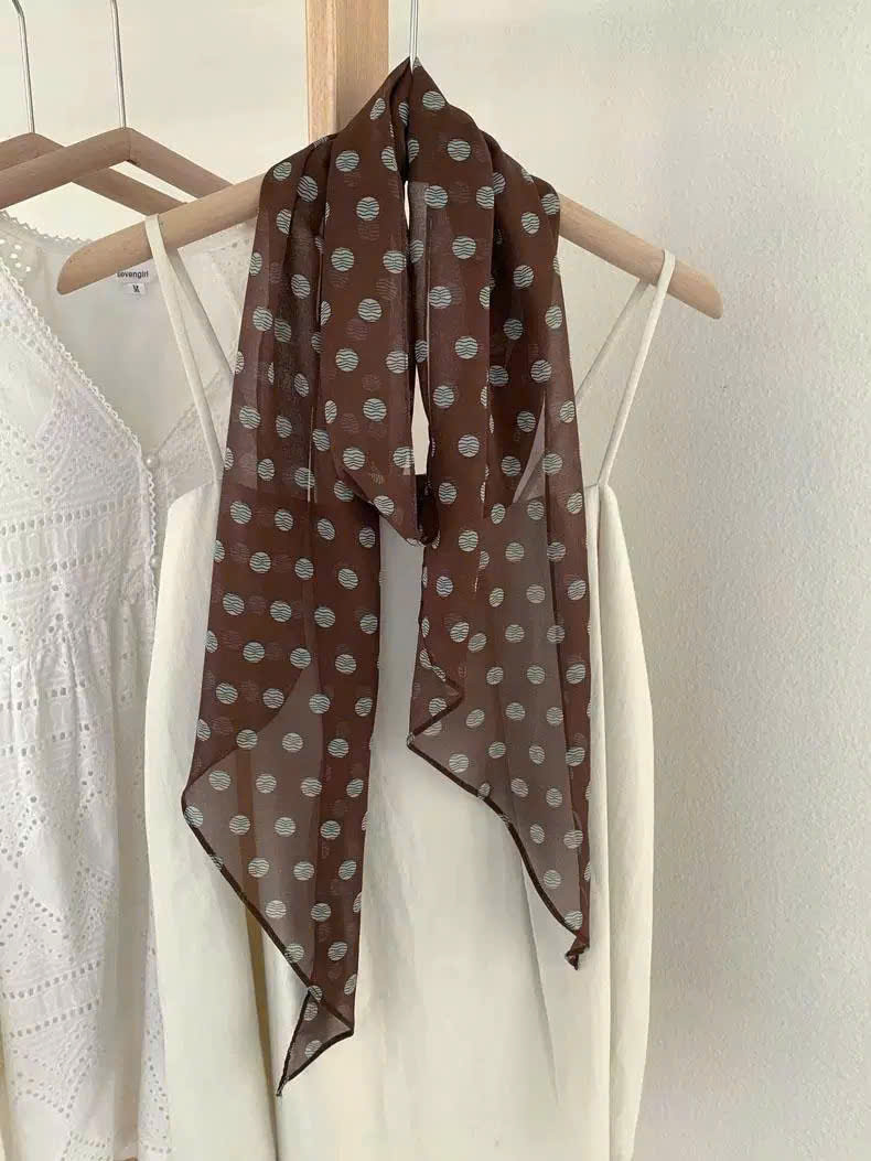 Khăn Phụ Kiện Mùa Hè Mỏng Nhẹ Thoáng Mát